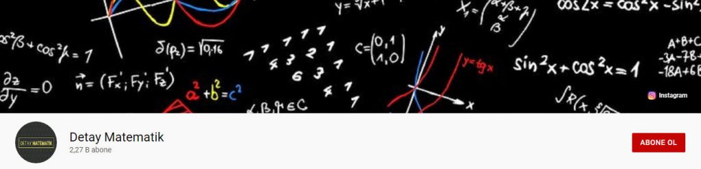 Detay matematik Youtube kanalı