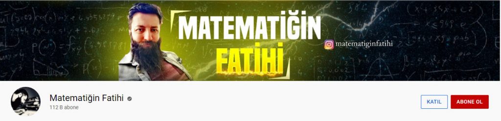 Matematiğin fatihi Youtube kanalı