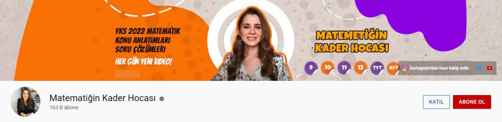 Matematiğin Kader hocası kanalı, Kader hoca matematik