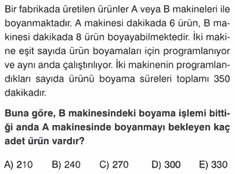 Supara Yayınları TYT Soru Bankası, Sayı Problemleri Test 3