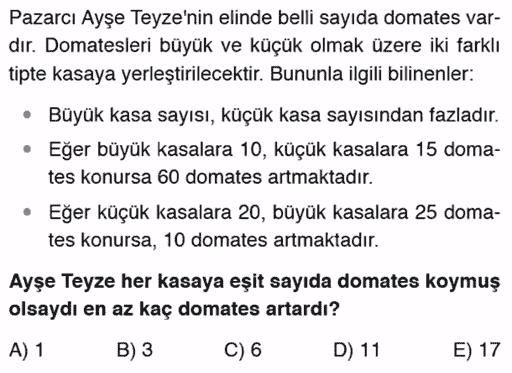 KafaDengi Matematik Soru Bankası, TYT Yeni Nesil Problemler Testi