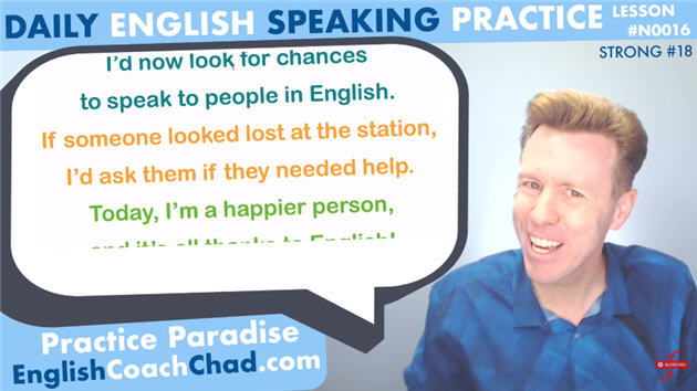 İngilizce kanal önerileri, English Coach Chad